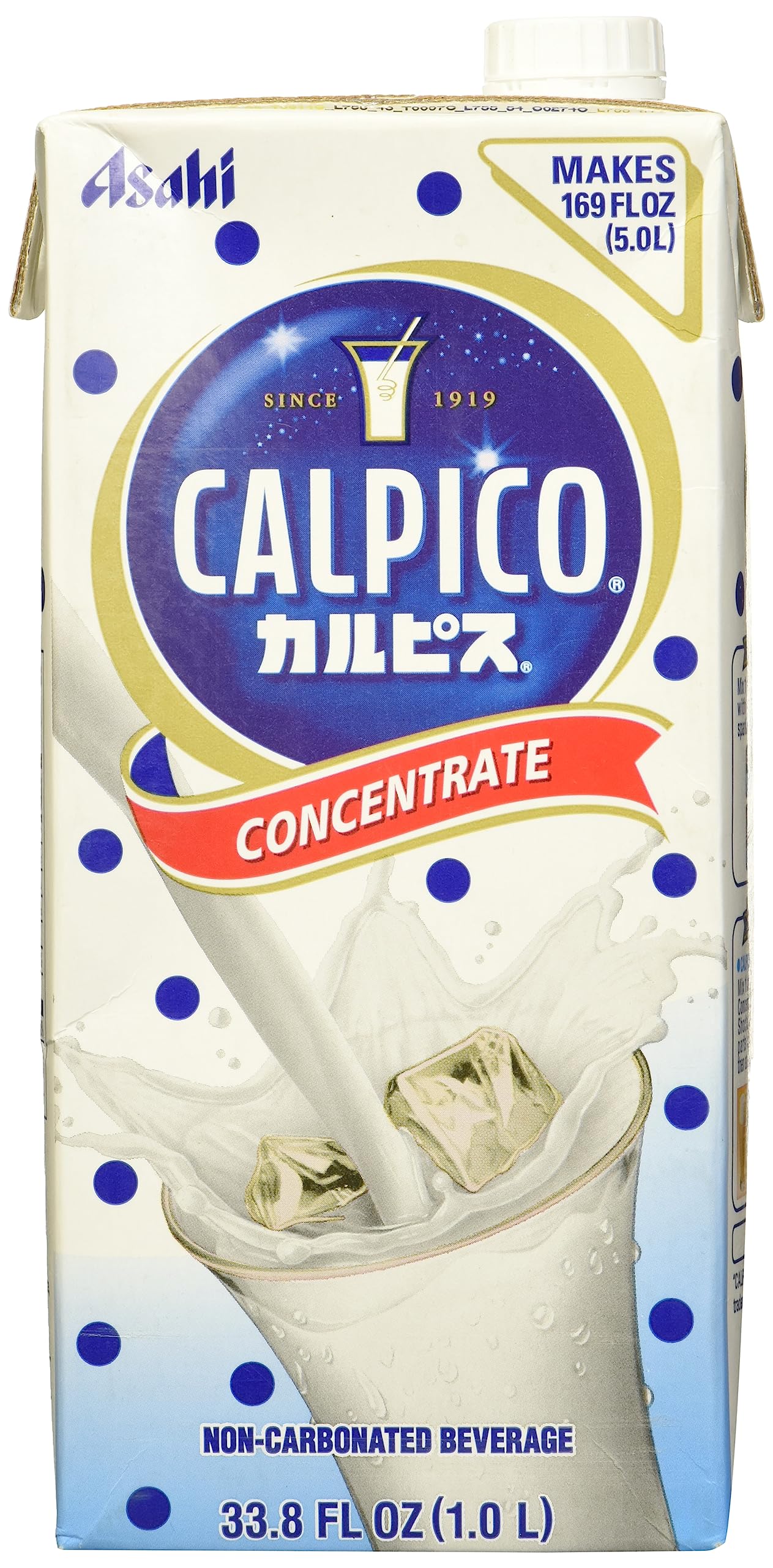 CALPICO Concentrate bottle front for refreshing non-carbonated drinks.