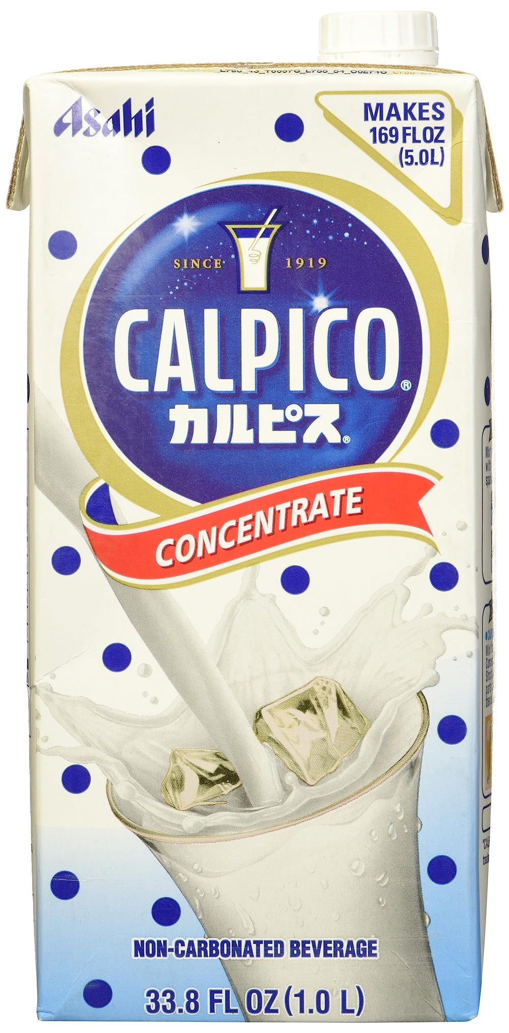 CALPICO Concentrate bottle front for refreshing non-carbonated drinks.