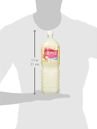 CALPICO Lychee bottle on table ready for a family-friendly refreshment.