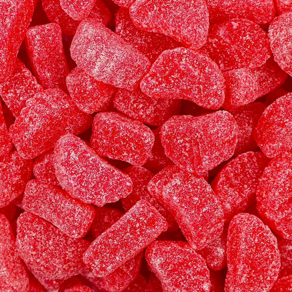 Cambie Cherry Slices candy jar collection demonstrates inviting, crowd-pleasing snack option