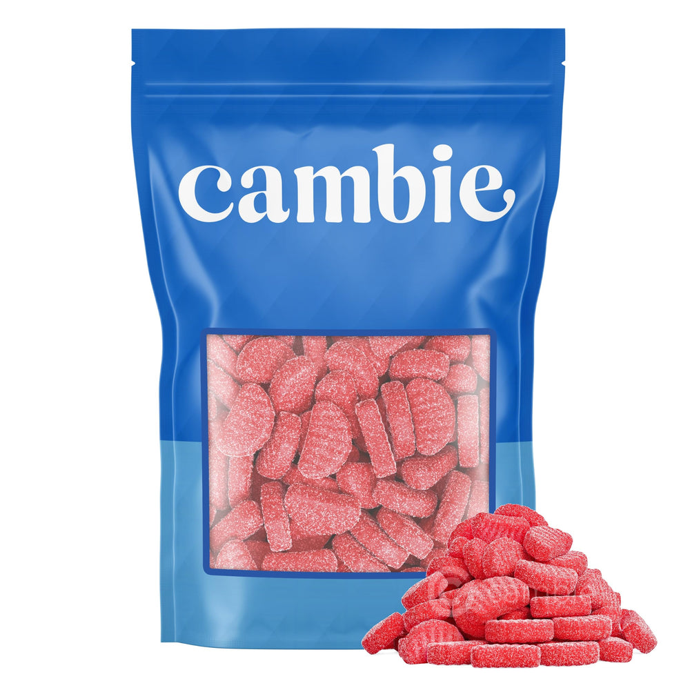 Cambie Cherry Slices sugar-dusted surface showcases balanced sweetness and glossy finish