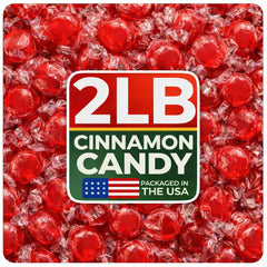 Cambie cinnamon candy bulk bag highlights savings for parties and events.