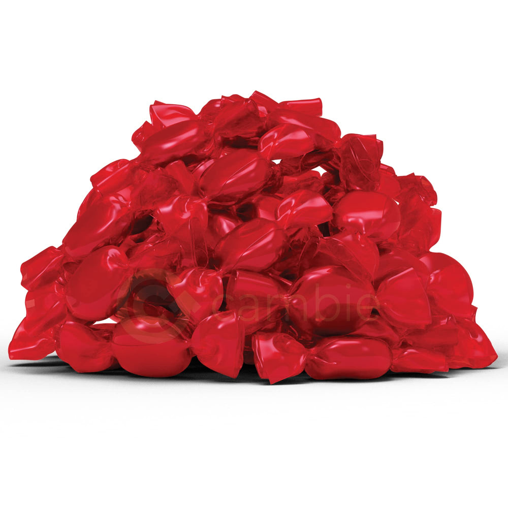 Cambie cinnamon candy sealed resealable pouch ensures freshness.