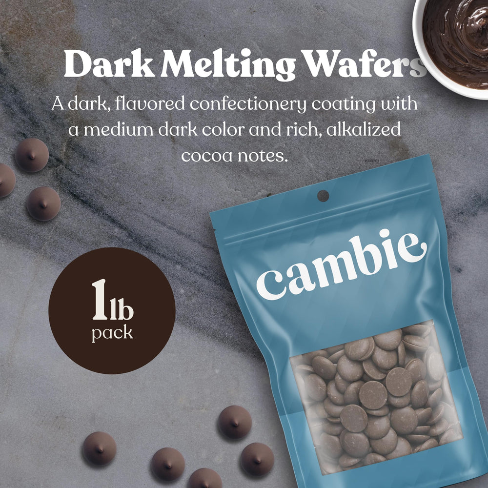 Cambie Merckens dark melting chocolate 1lb dipping for smooth coating