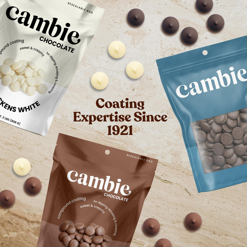 Cambie Merckens white melting chocolate as a thoughtful gift idea for bakers