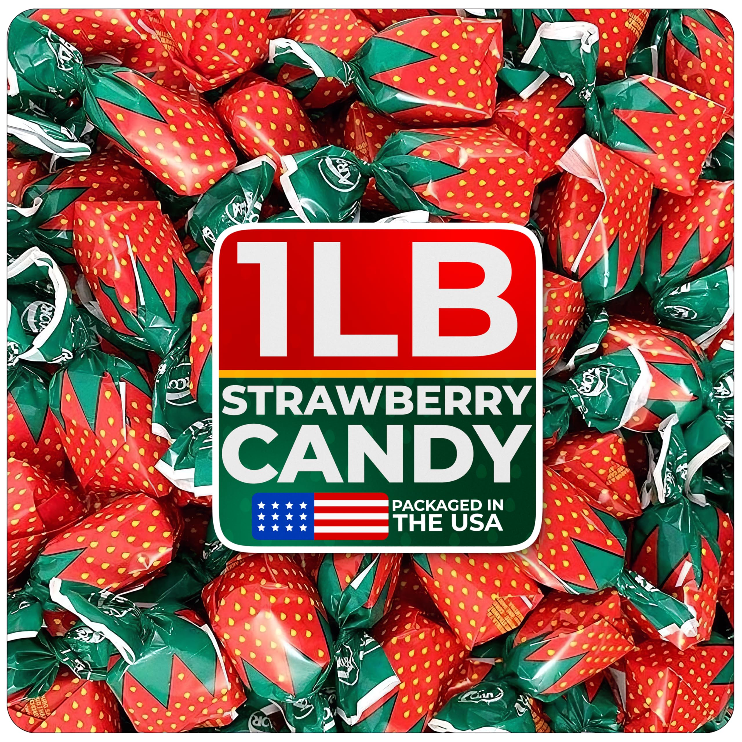 Cambie strawberry hard candy wrapper emphasizes freshness for on-the-go snacking