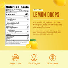 Close-up of Cambie Lemon Drops highlighting bright lemon flavor for tasting