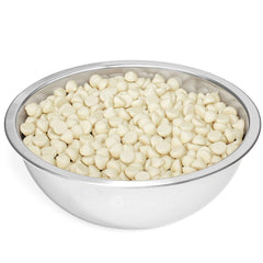 Cambie white chocolate chips folded into cookie dough for rich flavor