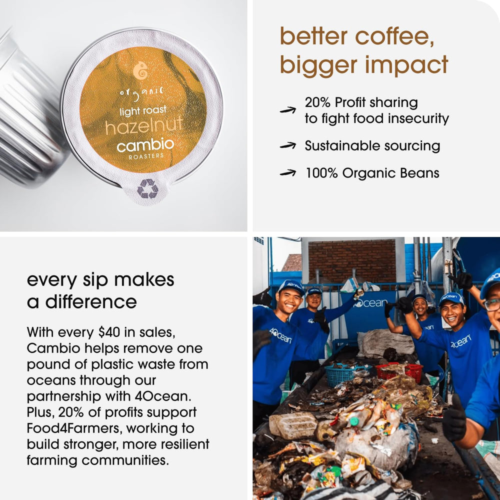 Cambio Roasters 60-count packaging for convenient everyday use