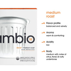 Cambio Roasters flavor ridges pod design boosts extraction for richer cup.