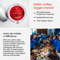 Cambio Roasters Flavor Ridges boost extraction for deeper flavor.