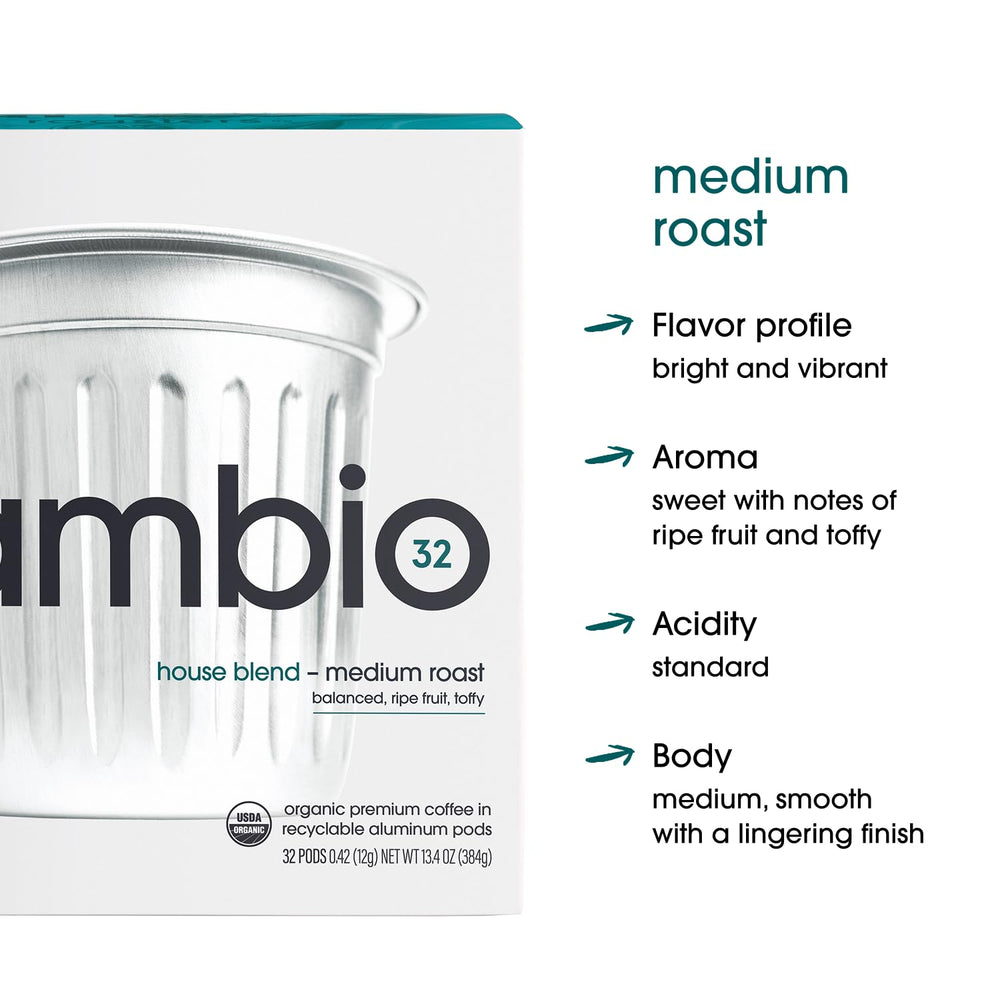 Cambio Roasters aluminum pod with flavor ridges for richer extraction.