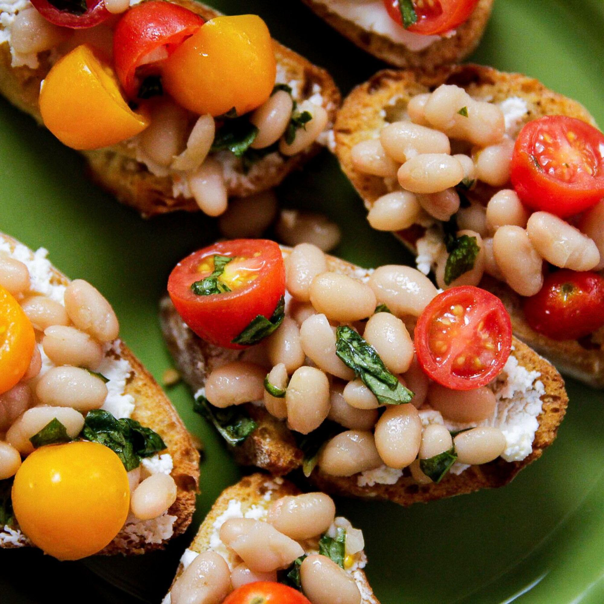 Camellia Brand navy beans baked beans serving, highlighting Southern-style comfort.