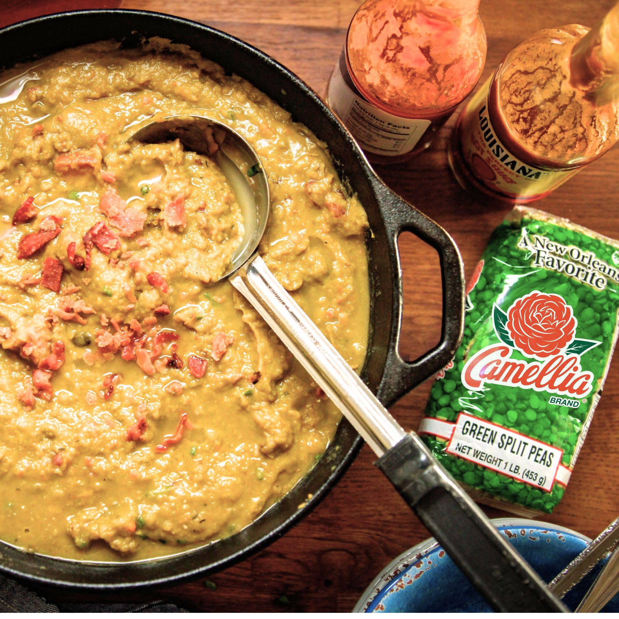 Camellia Brand non-GMO label emphasizes clean, plant-based ingredients for mindful meals.