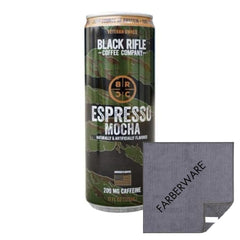 CAMEO Black Coffee Espresso Mocha RTD can with bold flavor and caffeine boost.