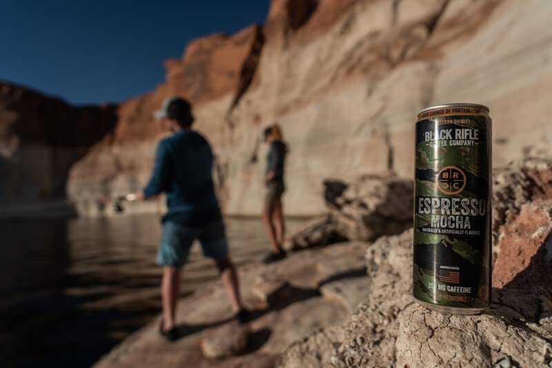 CAMEO caffeine-packed RTD can close-up captures a quick pick-me-up.