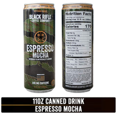 CAMEO Ready-to-Drink Espresso Mocha label close-up for premium branding.