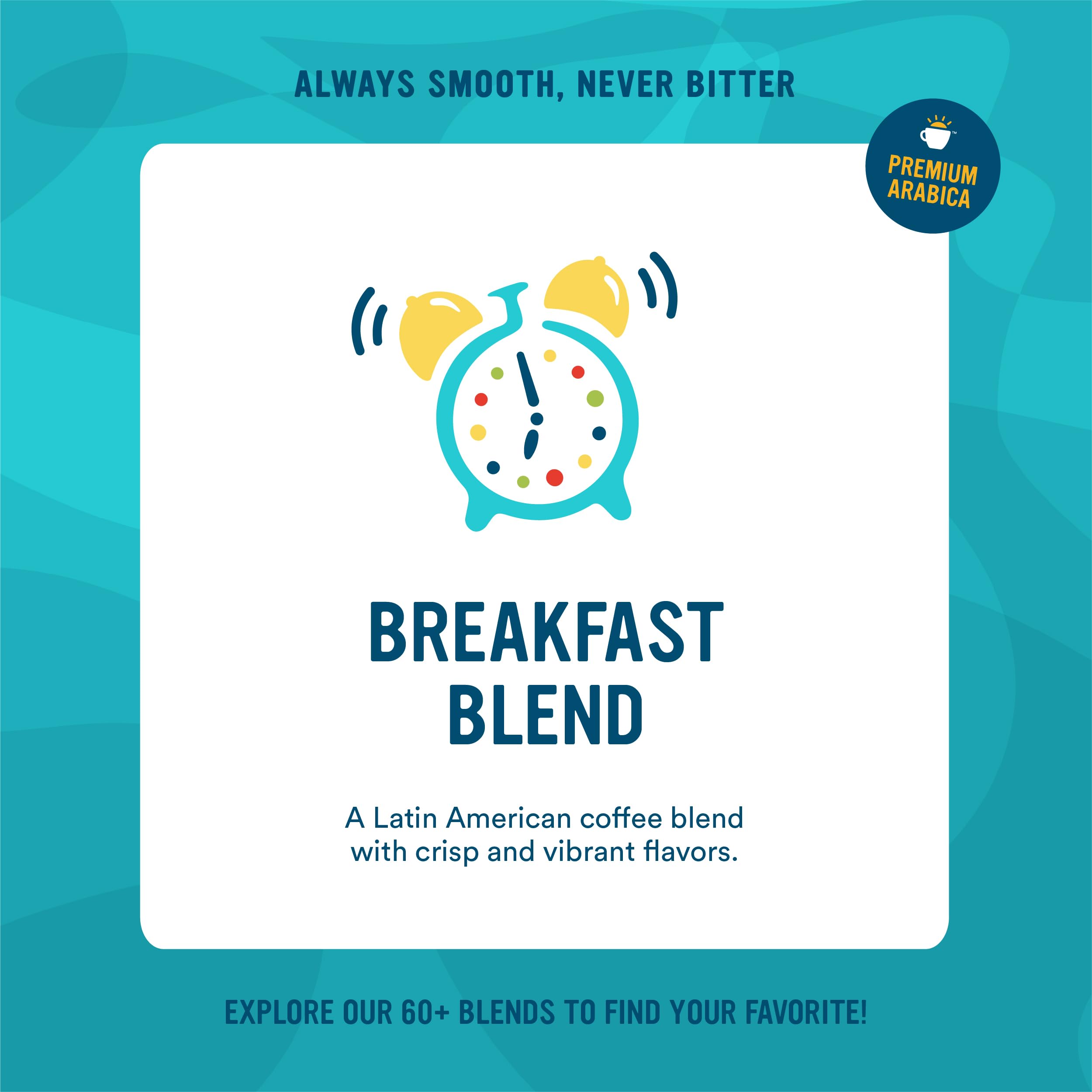 Cameron's Breakfast Blend pod closeup highlights aroma and compact design.