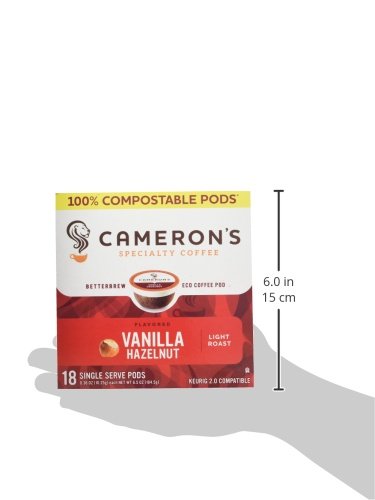 Cameron's Vanilla Hazelnut coffee enjoyed at home or in the office.