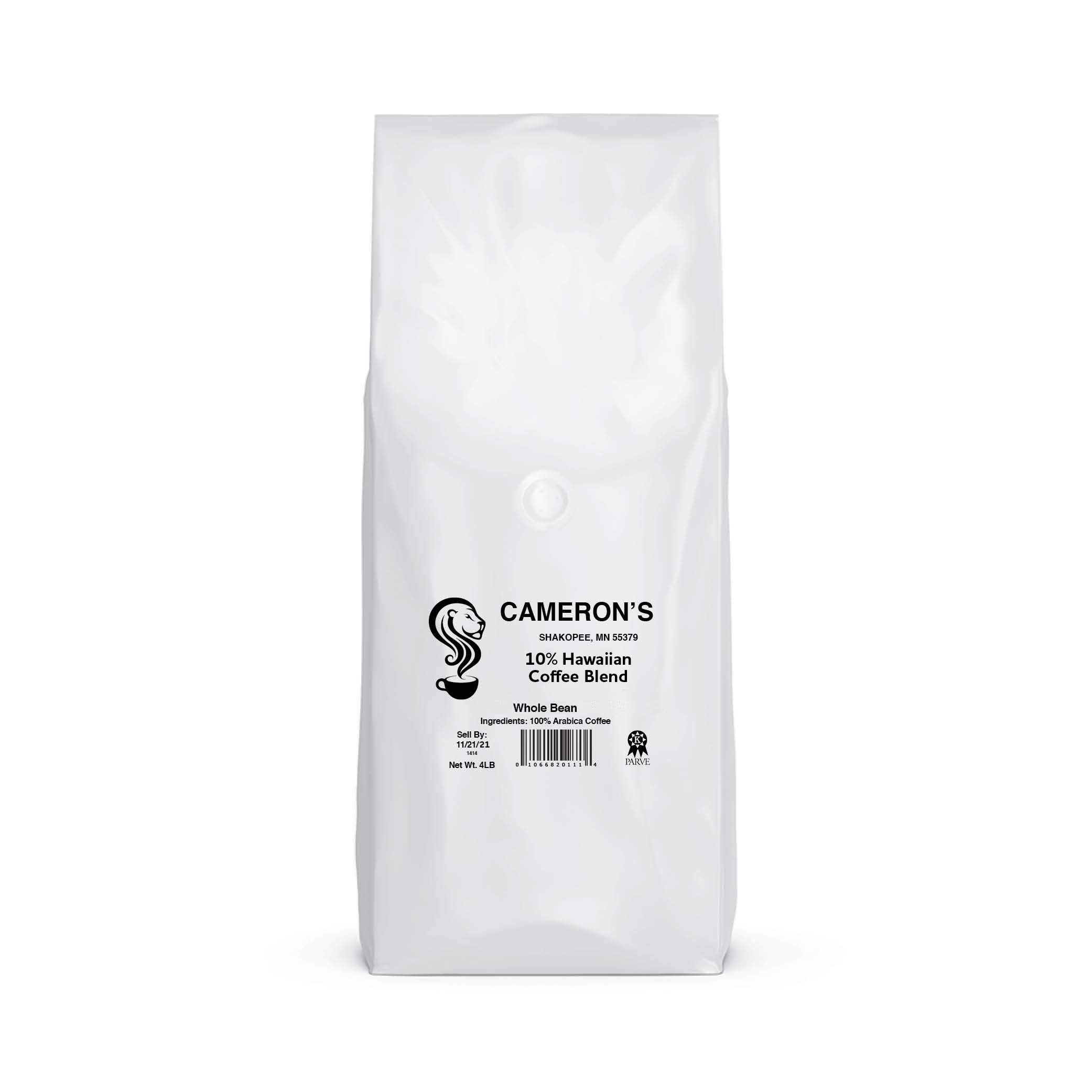 Cameron's Coffee brew-ready beans for a full-flavored cup.
