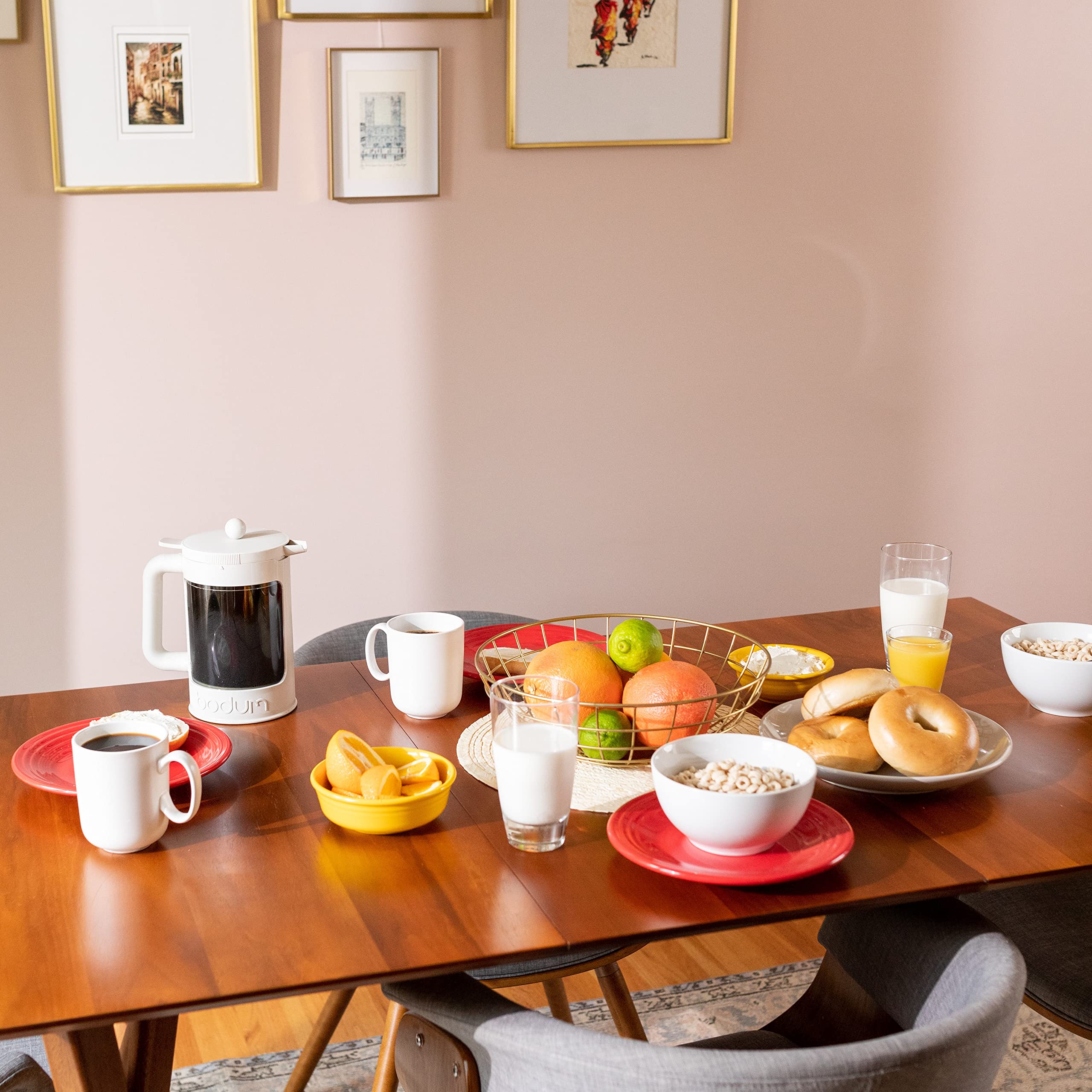 Cameron's Coffee morning routine shot suggests a comforting ritual to start the day.