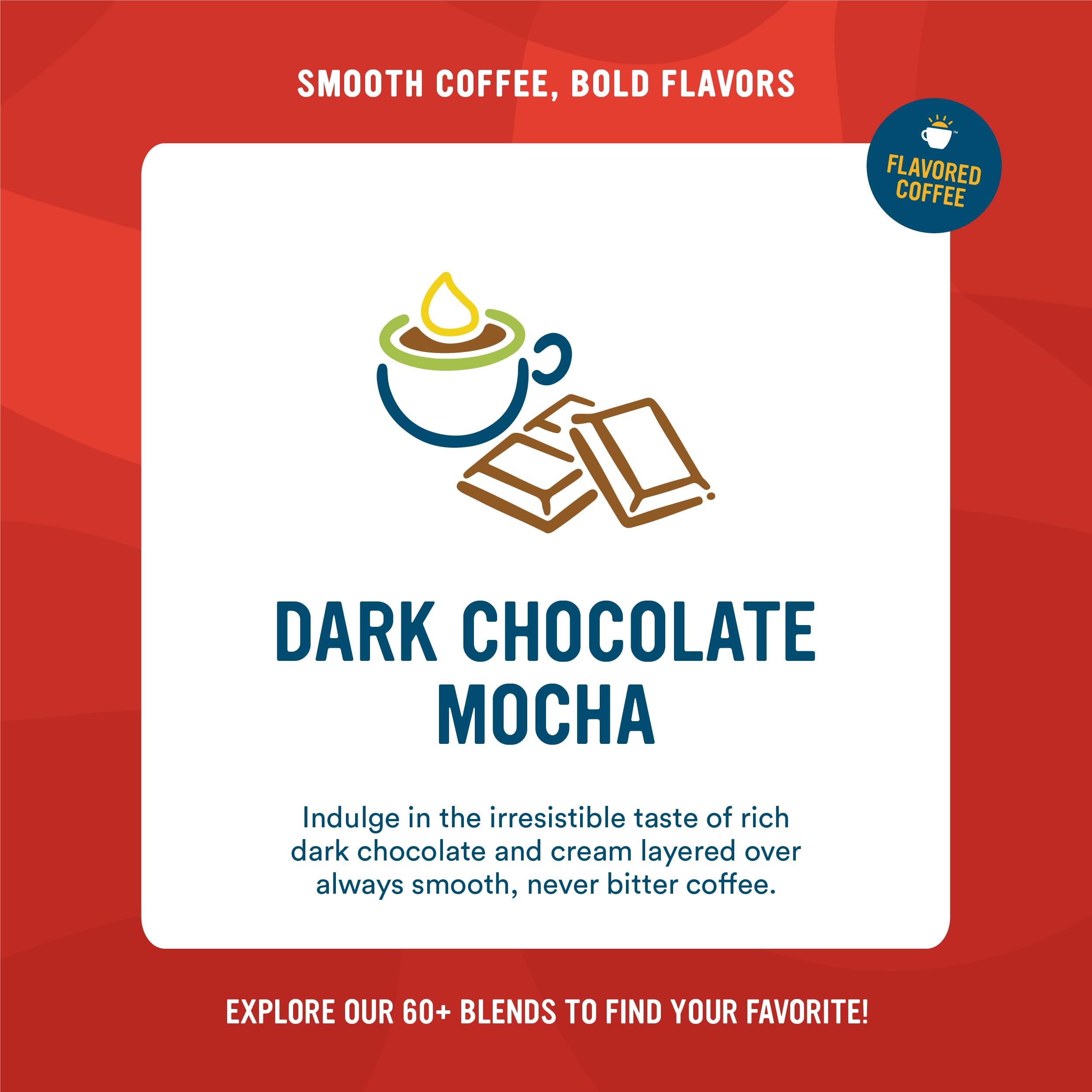 Premium Arabica beans used in Cameron's Coffee dark chocolate mocha blend