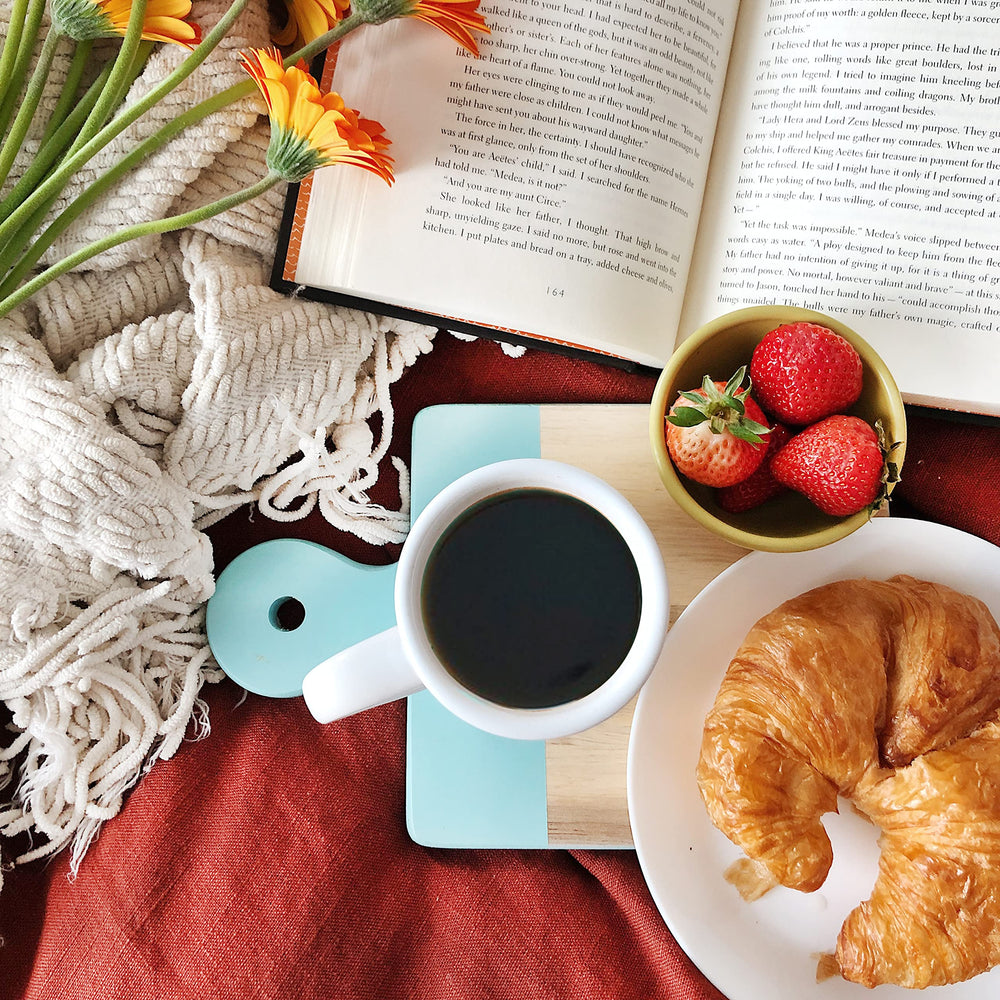 Pod label on Cameron's decaf breakfast blend highlighting sustainability