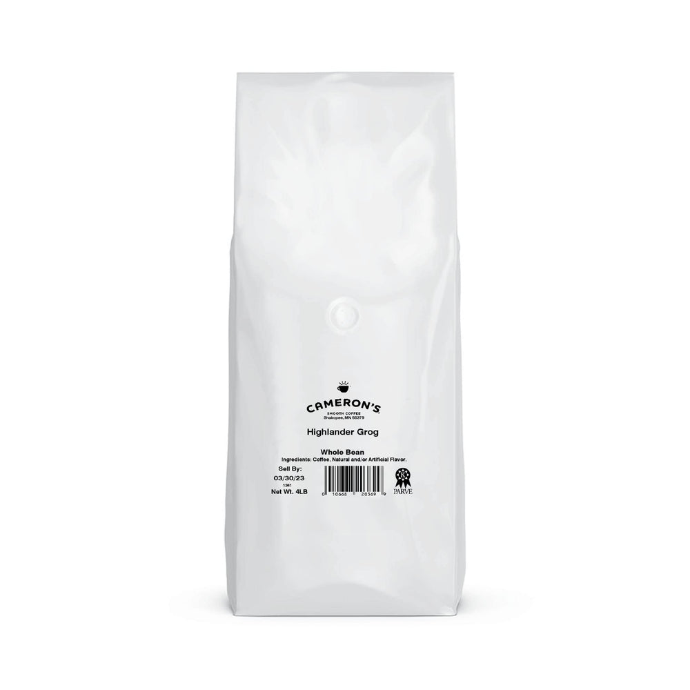 Cameron's Highlander Grog steaming cup with inviting aroma for morning ritual.