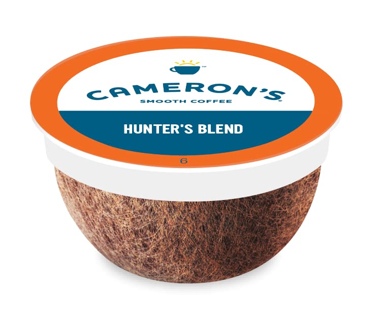 Cameron's Hunter's Blend pods brew a balanced, flavorful cup with creamy finish.