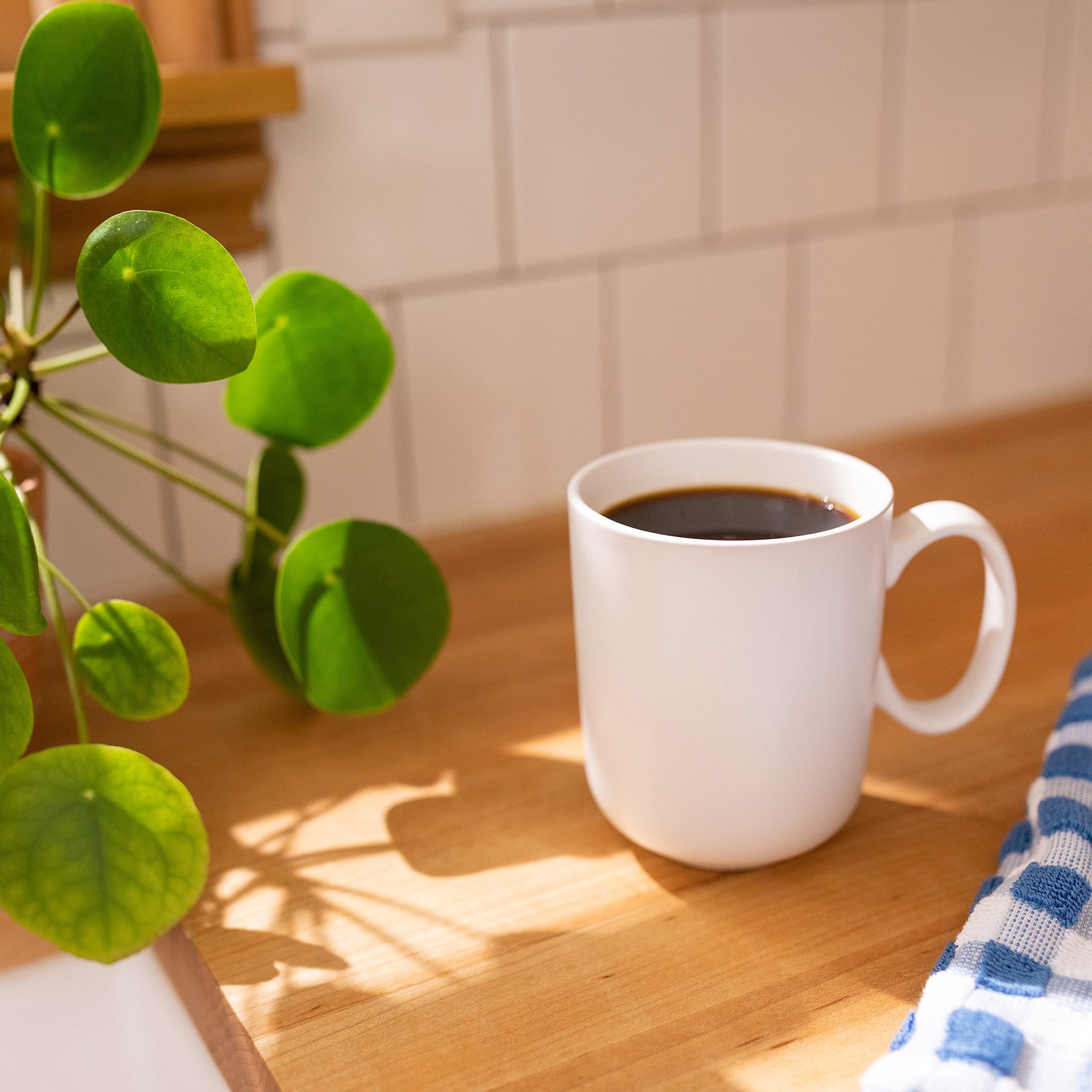 Cameron's Coffee ready-to-brew setup, ideal for busy days.