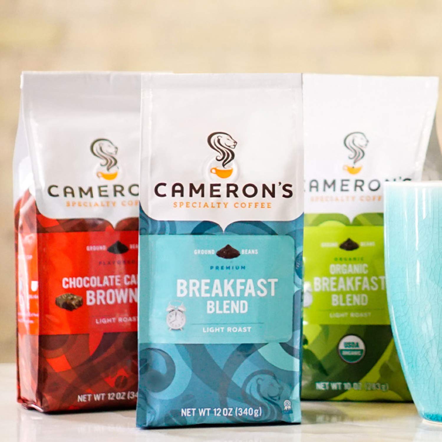 Cameron's Coffee top 10% beans for smooth, balanced cups.