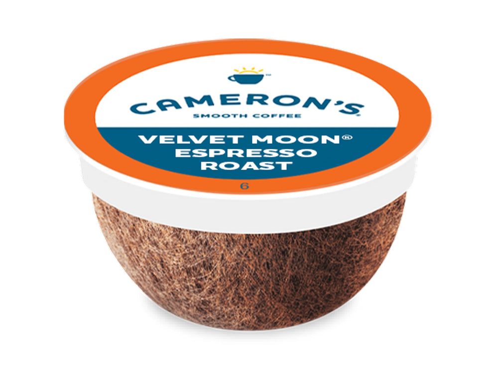 Cameron's Coffee Velvet Moon pod pack ready for quick, flavorful mornings.