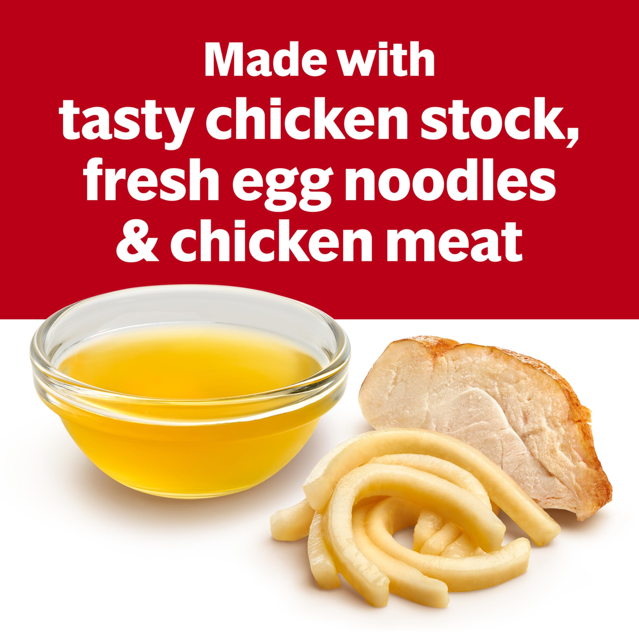 Campbell's antibiotic-free chicken label close-up for health-conscious shoppers.