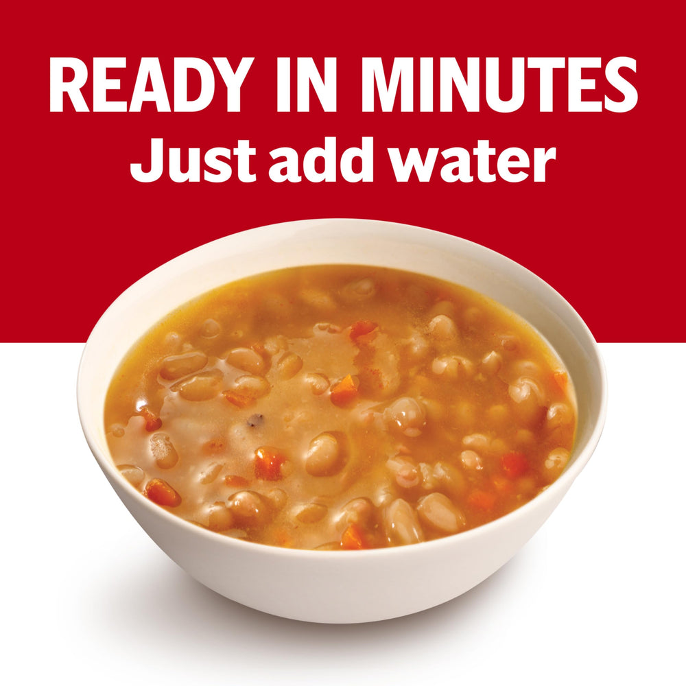 Toppings and fresh herbs pairing with Campbell's soup for a personalized bowl