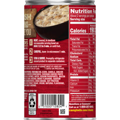 Outdoor campfire-ready Campbell's Chunky Baked Potato soup for quick meals.