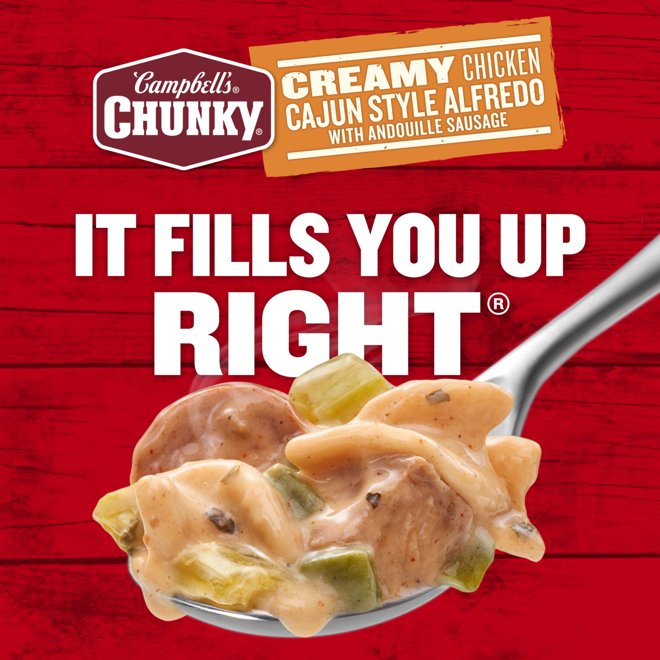 Microwave-ready Campbell's Chunky heating in a bowl for quick meals