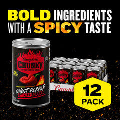 Campbell's Chunky Ghost Pepper chicken chunks add heartiness.