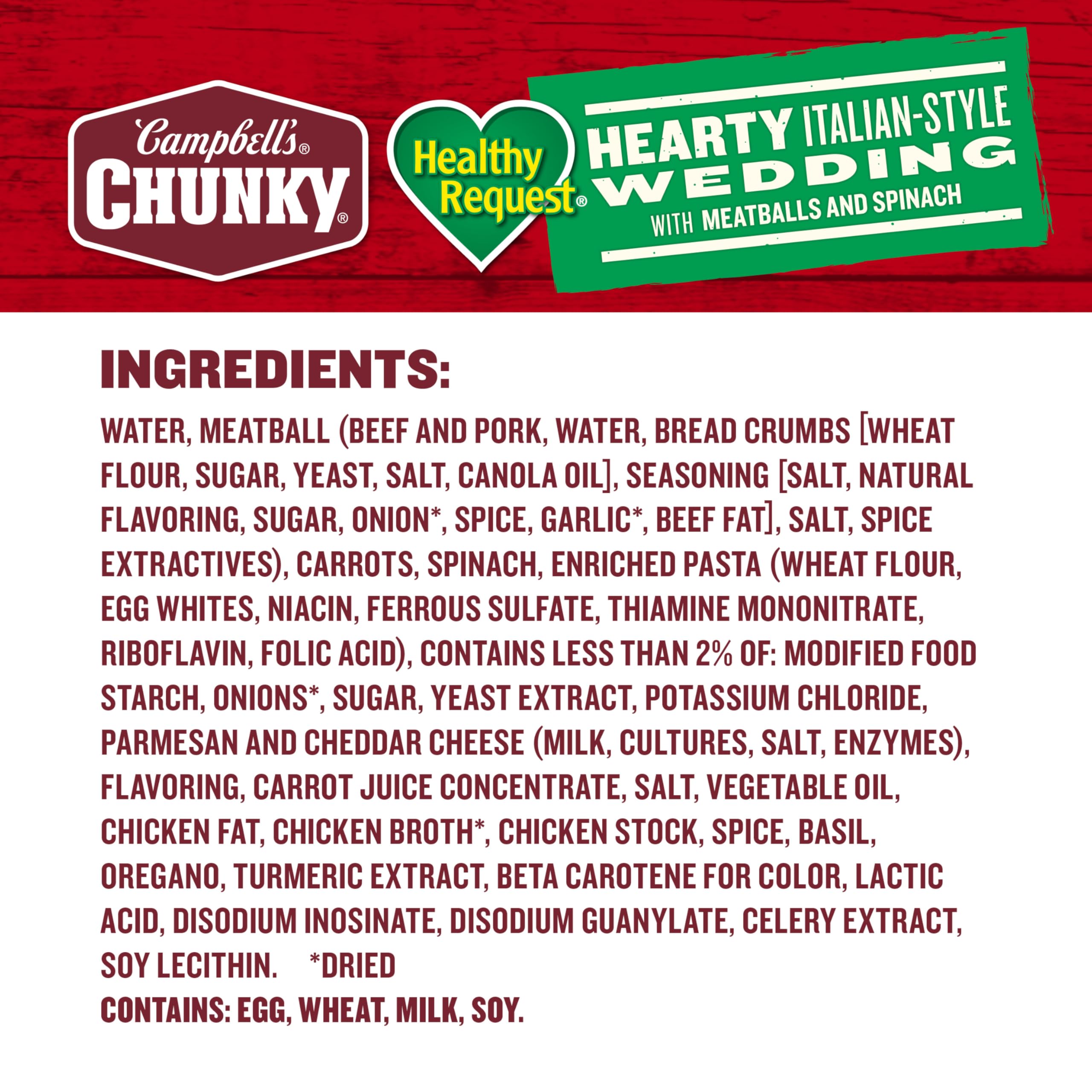 Campbell's Chunky Healthy Request soup steaming in a bowl, quick microwavable meal