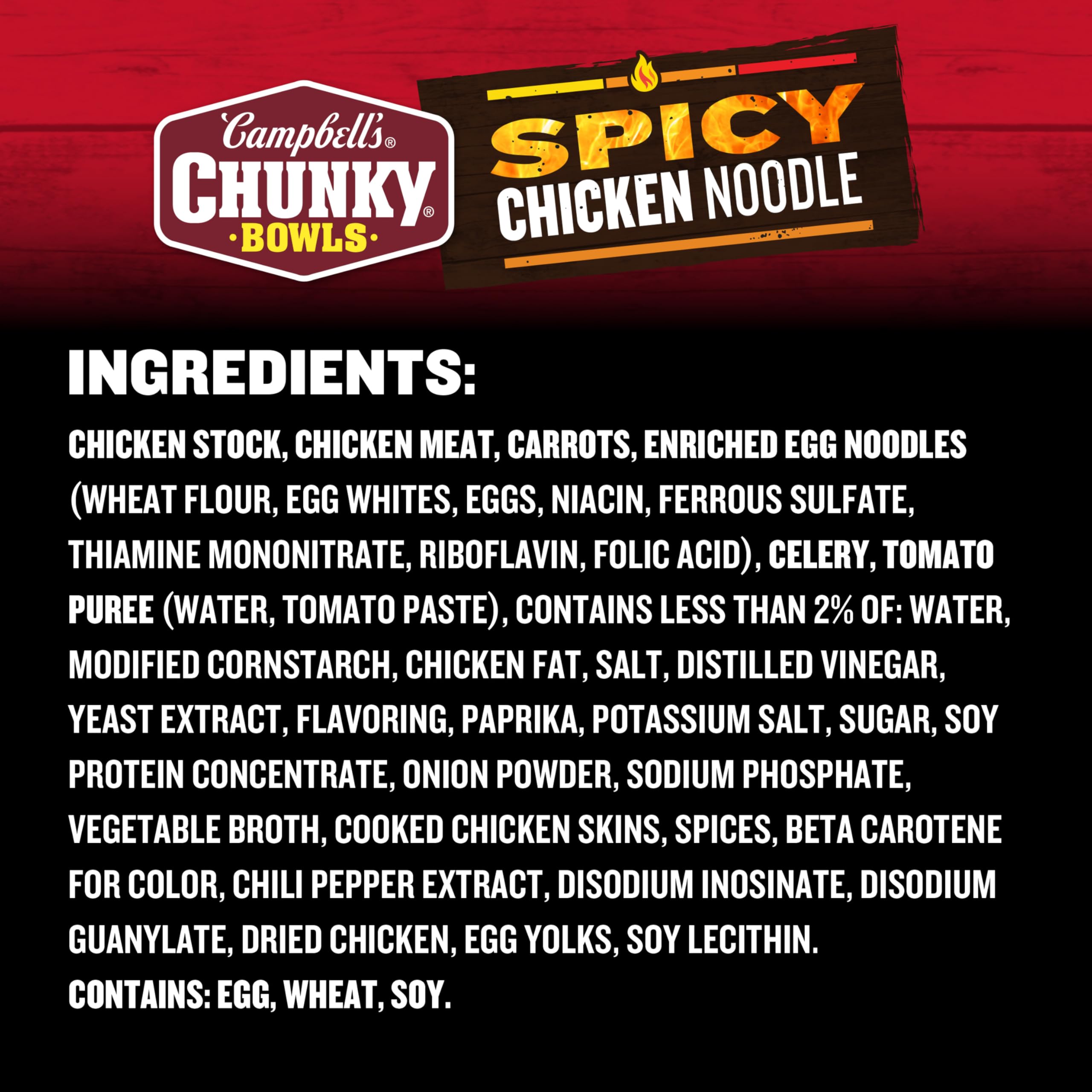 Campbell’s Chunky Spicy carrots and celery add texture and color.