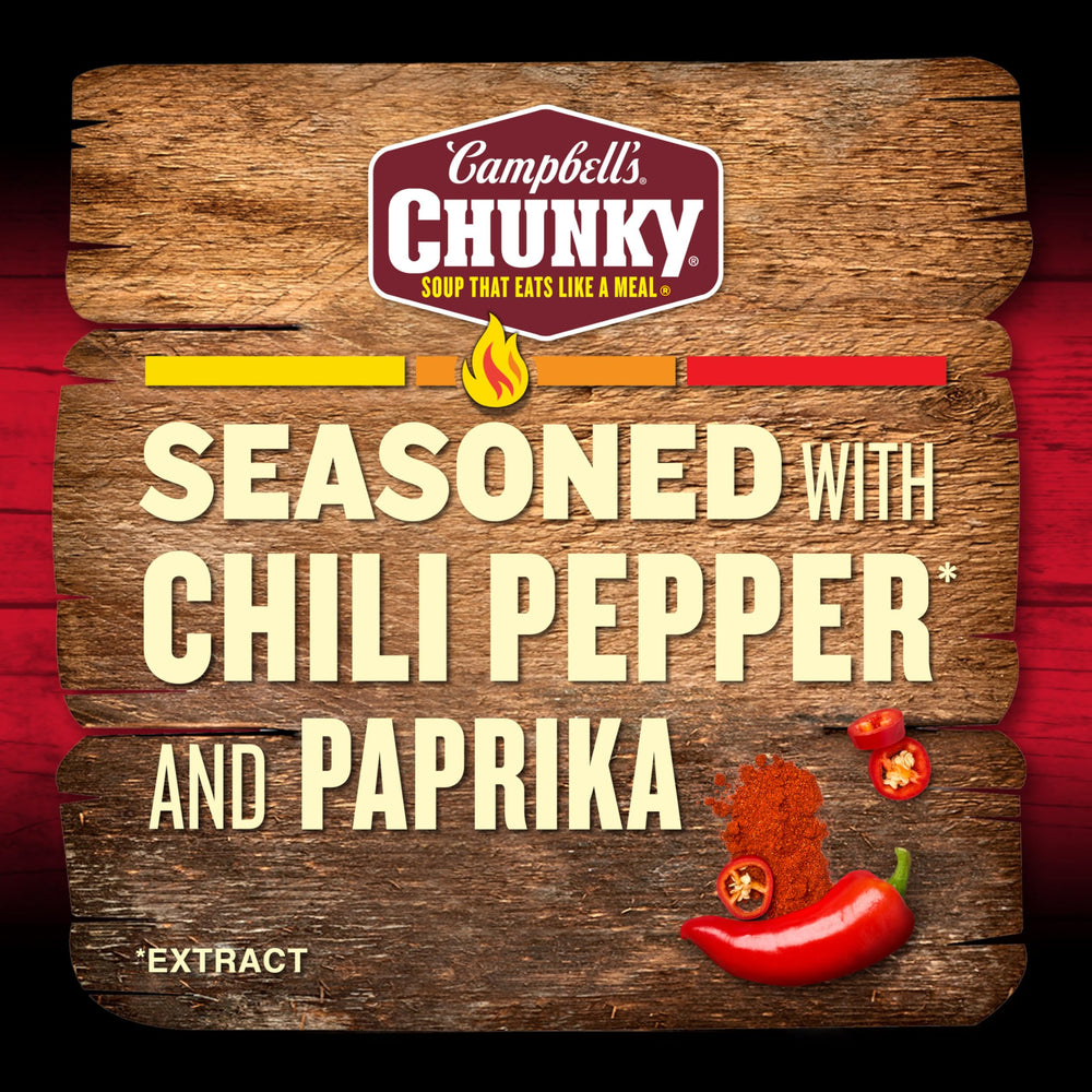 Campbell's Chunky Spicy Chicken Noodle microwave ready serving