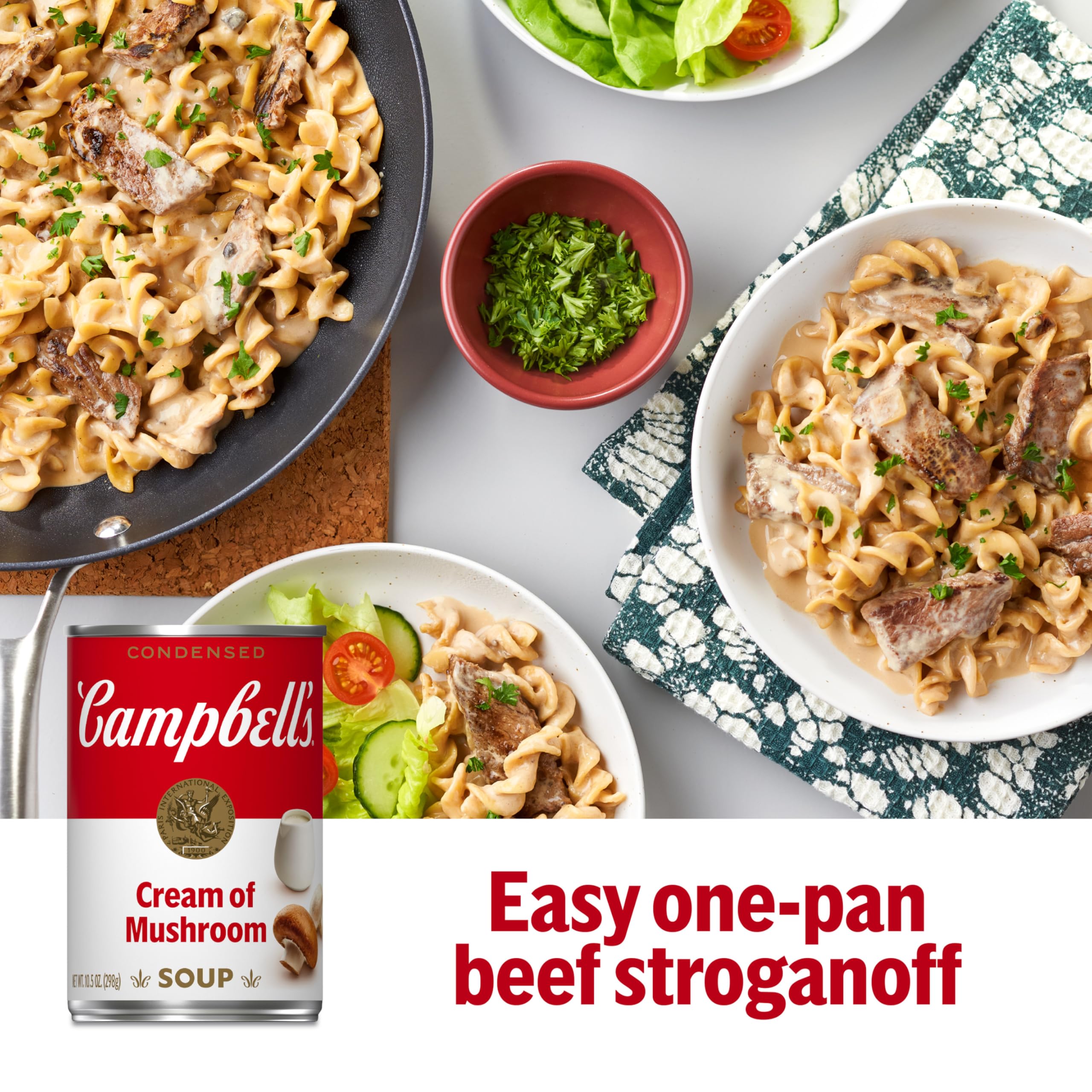 Campbell's Condensed Soups ready-to-heat image suggesting quick weeknight meals