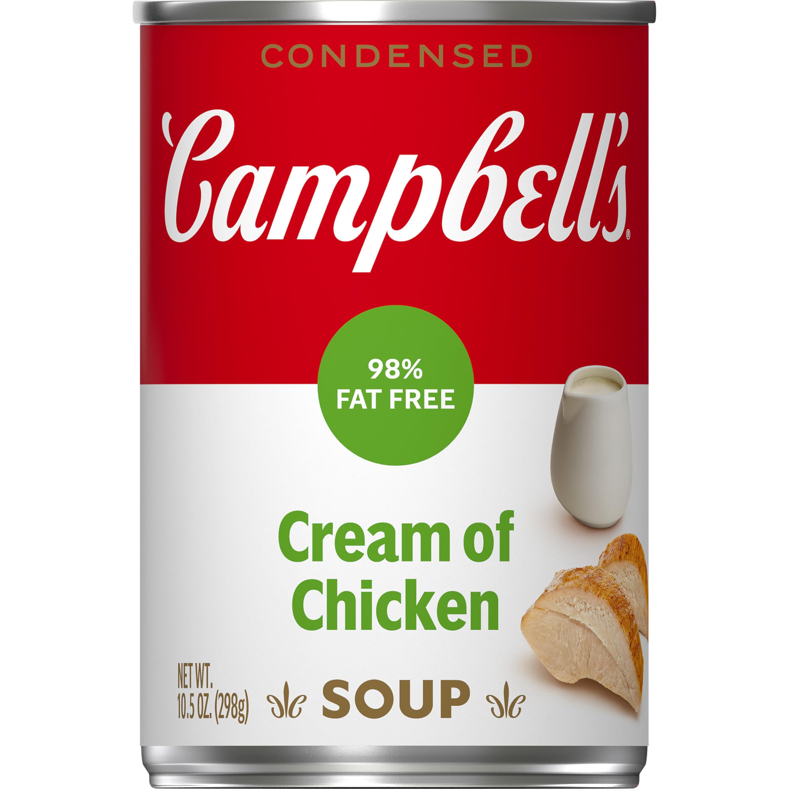 Campbell's Cream of Chicken Soup can pour highlights rich flavor for quick sauces.