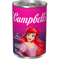 Campbell's Disney Princess Kids Soup with castle pasta, a kid-friendly lunch option.