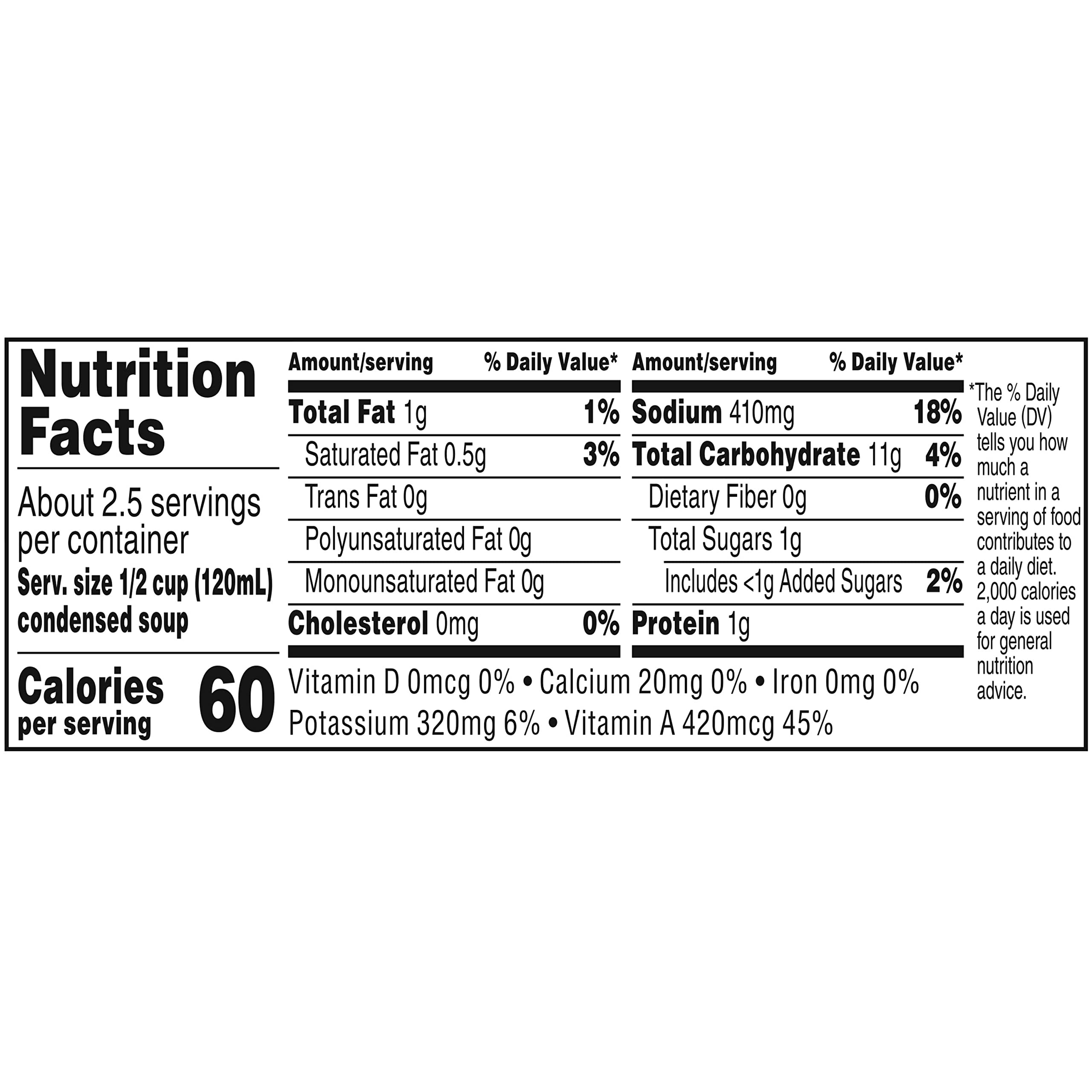 Campbell’s Healthy Request Cheddar Cheese Soup pour illustrates quick sauce substitute