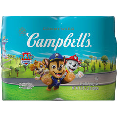 Campbell's Paw Patrol Kids Soup front view with four-pack display for quick meals