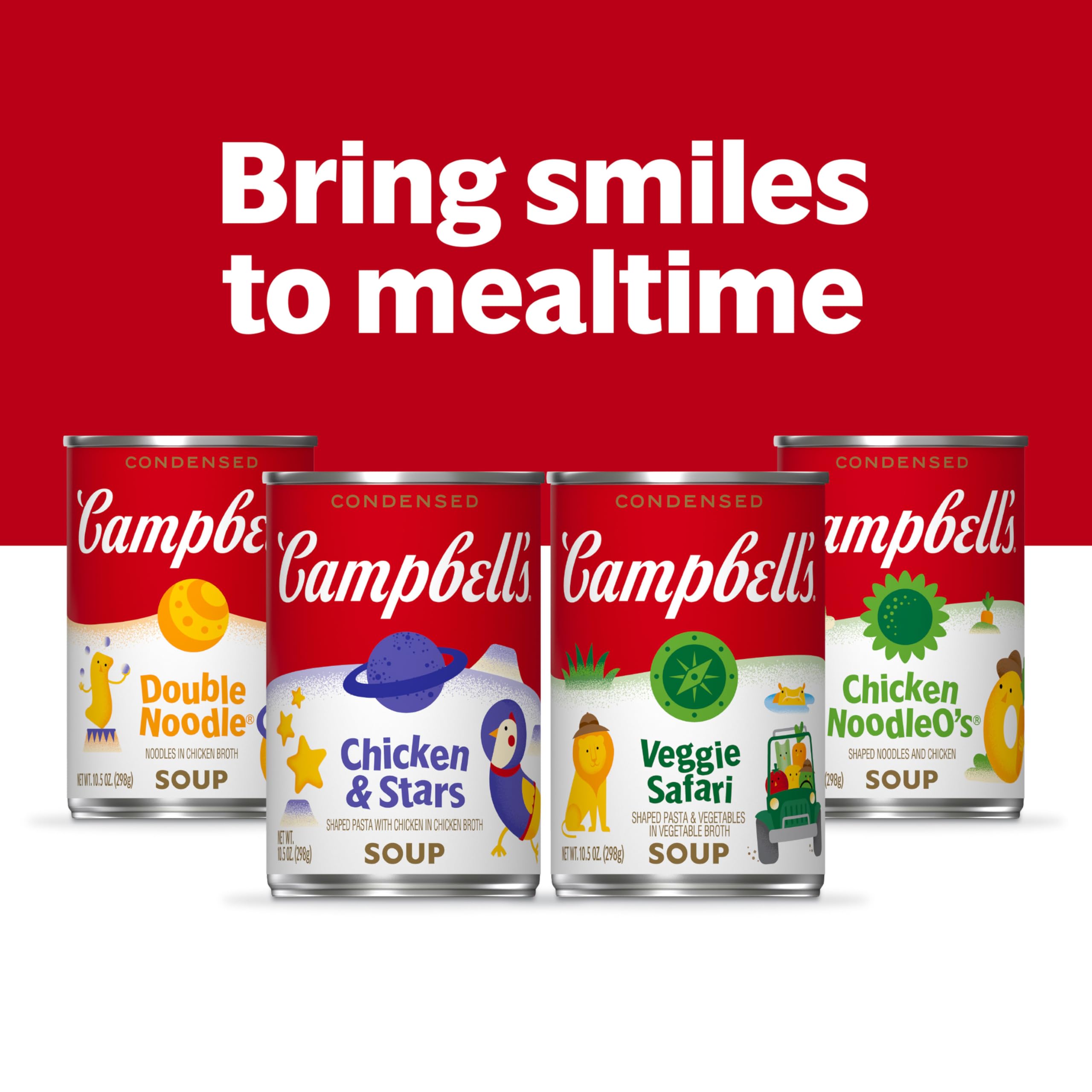 Campbell’s ready-to-heat soup supports busy mealtimes.