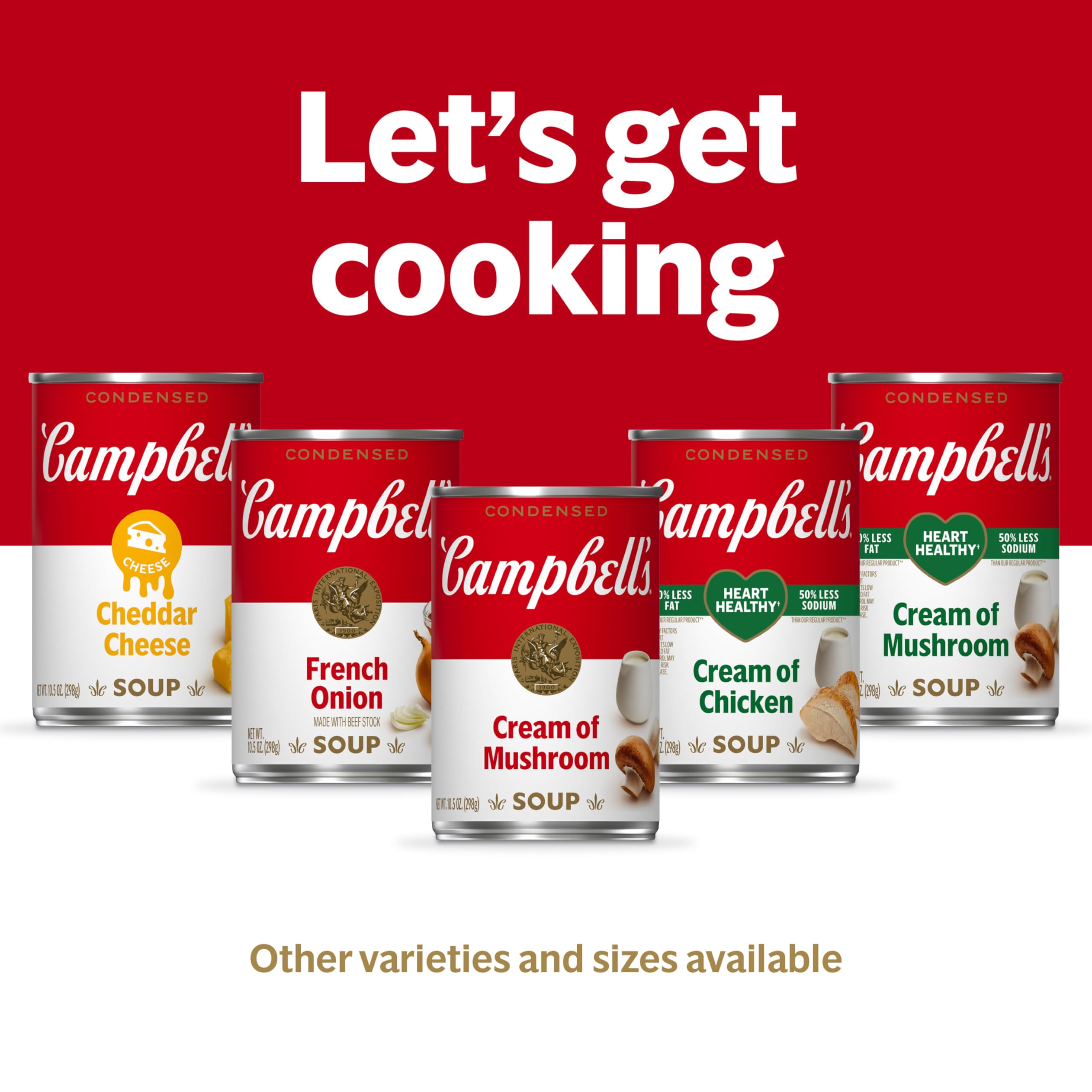Campbell's recyclable can showcases eco-friendly packaging for easy dining.