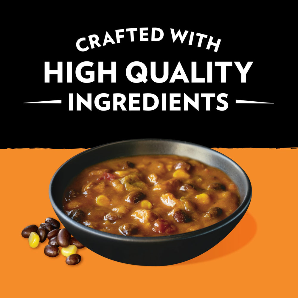Campbell's Slow Kettle steaming bowl releasing aromatic southwest flavors