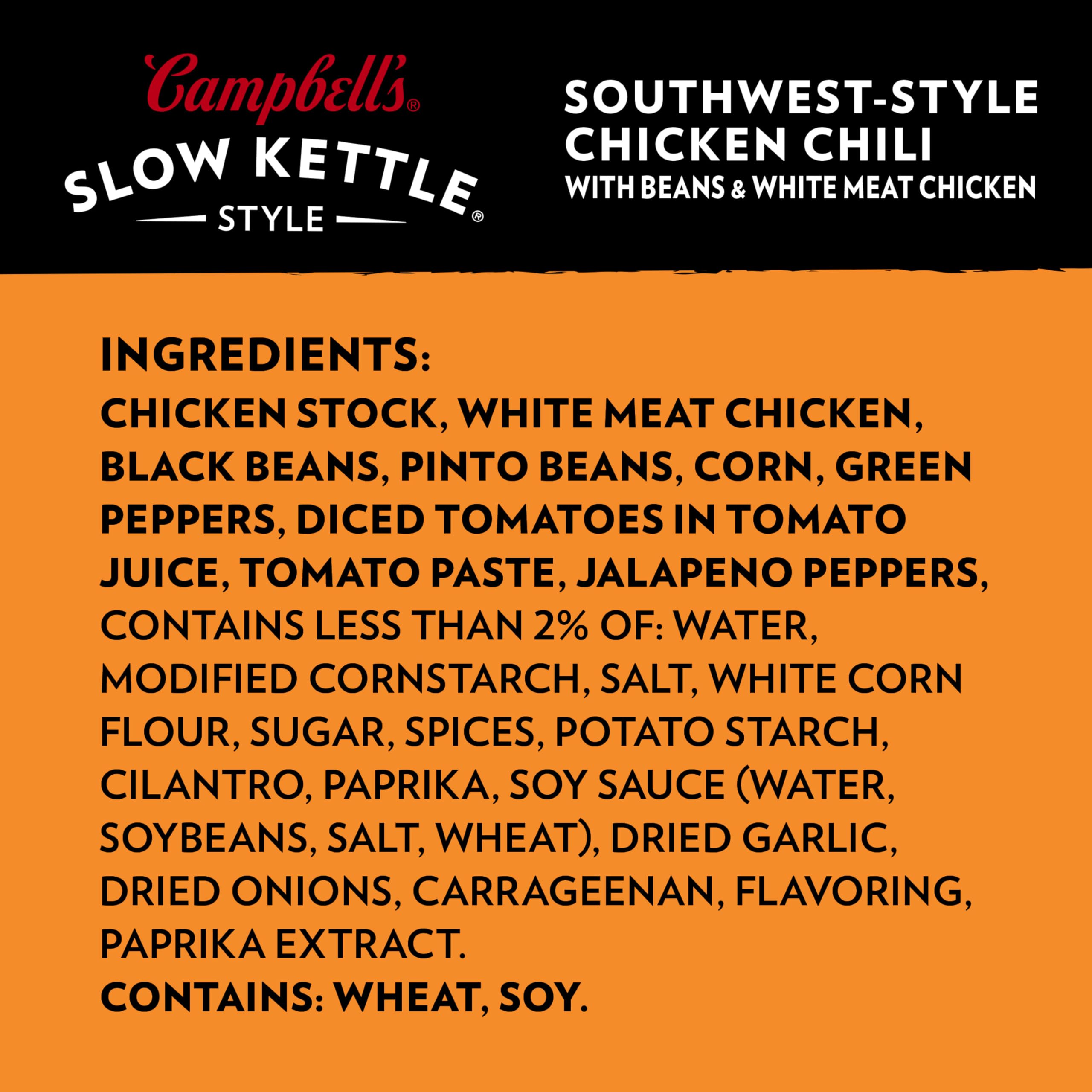 Campbell's Slow Kettle microwavable bowl on kitchen counter for easy meals