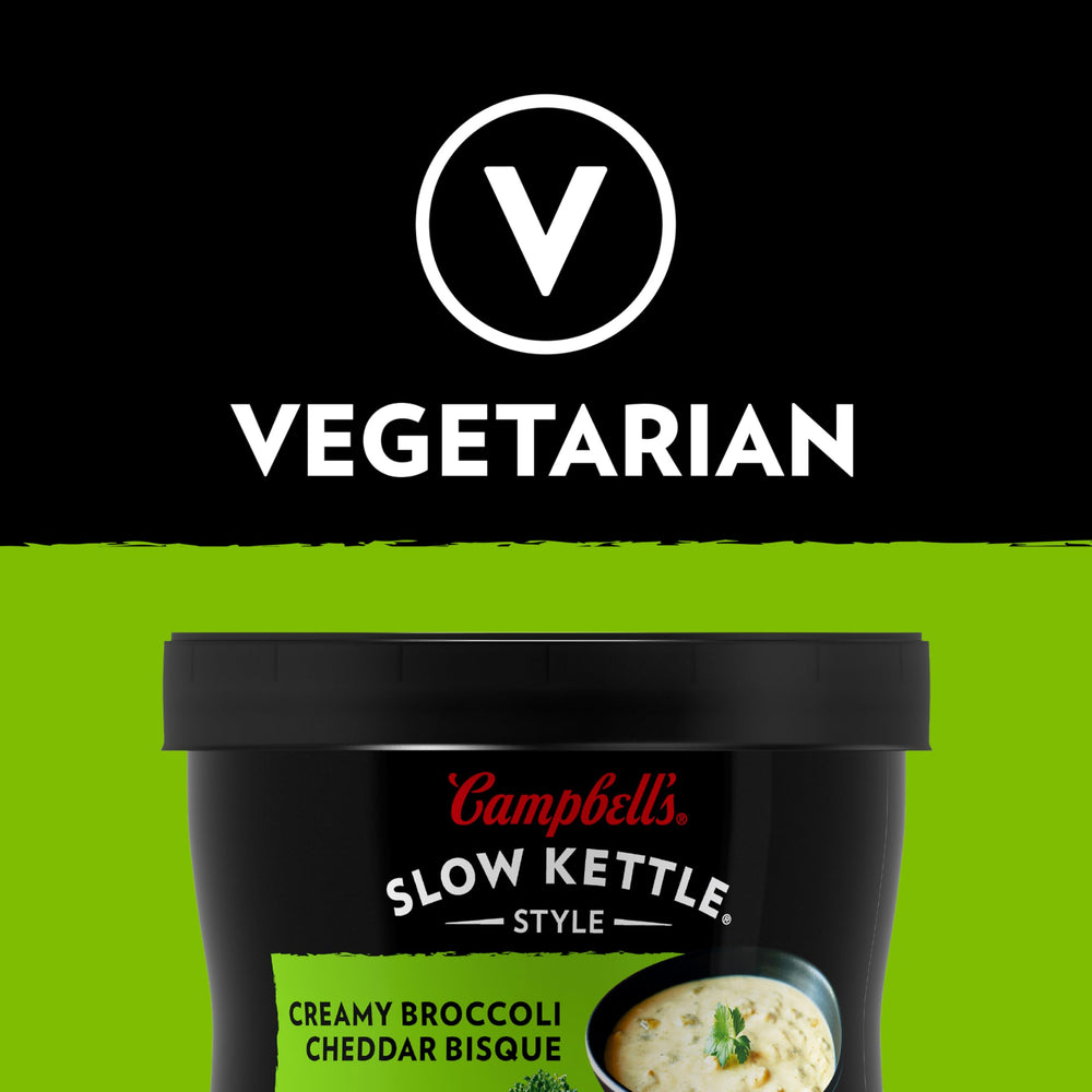 Smart pantry pick: Campbell's Slow Kettle broccoli cheddar bisque for quick lunches.